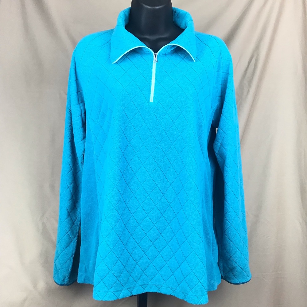 Columbia Diamond Fleece 3/4 Zipper Pullover XL